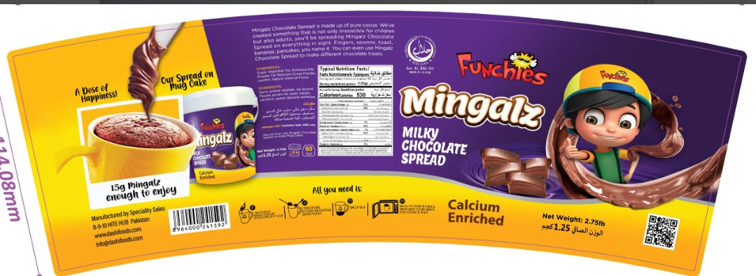 Mingalz Milky Chocolate Spread 1 Kg