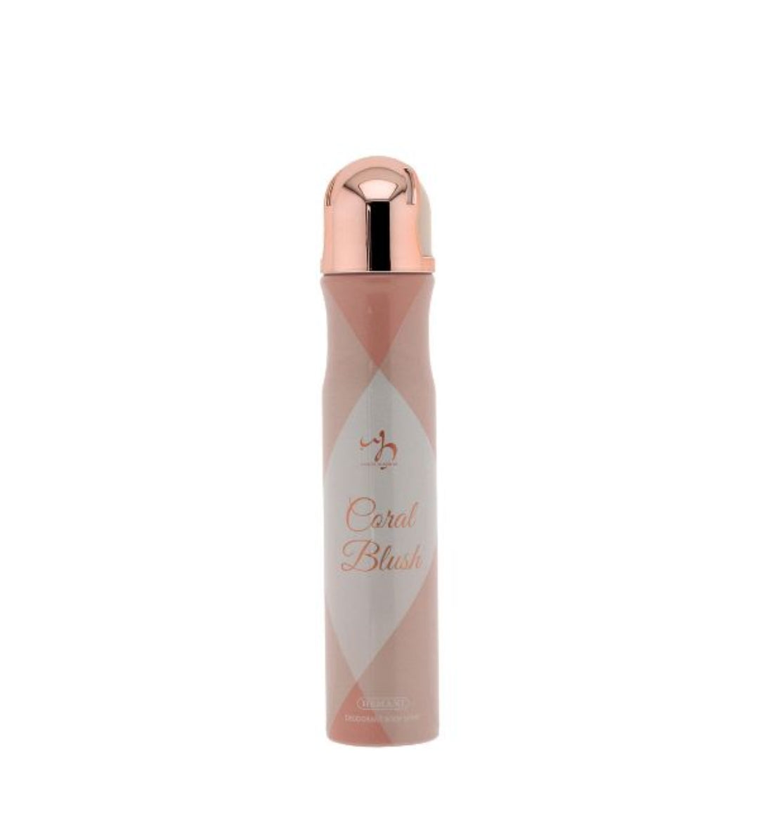 CORAL BLUSH Deodorant Body Spray for Women