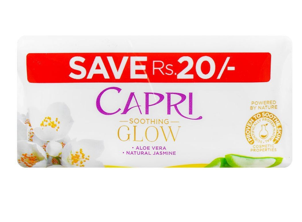 Capri Glow Jasmine White Soap, 3x120g