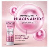 Pond's Bright Beauty Anti-Dullness Face Wash With Niacinamide & Vitamin B3, 100g