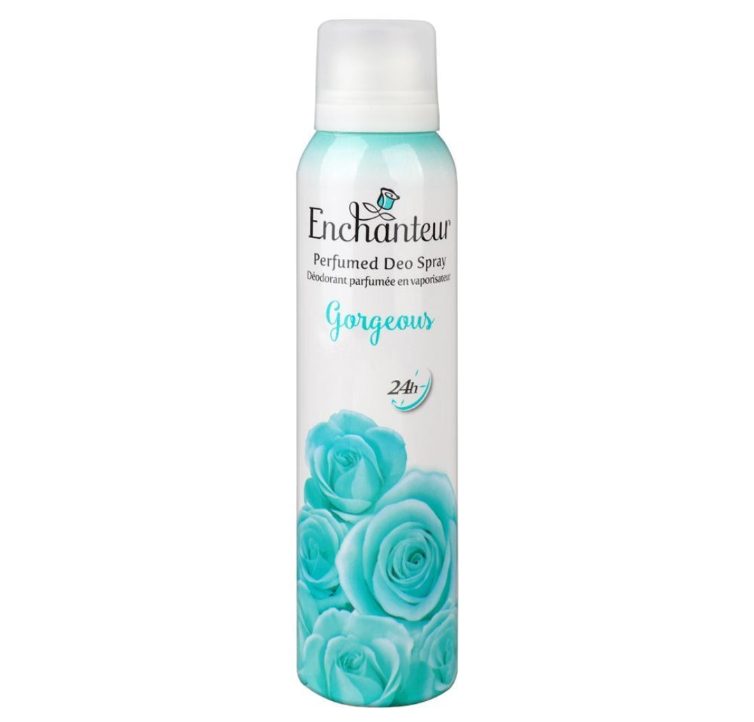 Enchanteur Gorgeous Perfumed Deo Spray, 24 Hours Lasting, For Women, 150ml