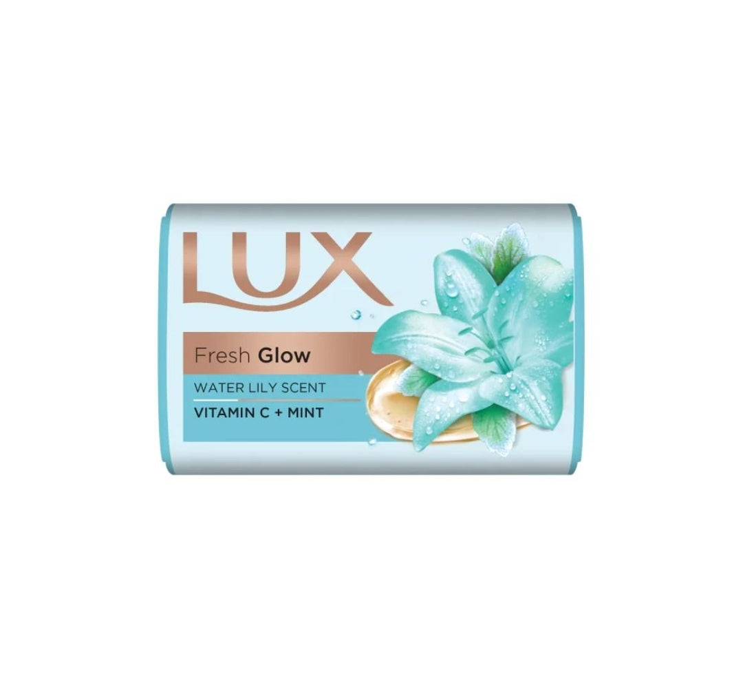 Lux Fresh Glow Water Lily Scent Green Soap, 100g