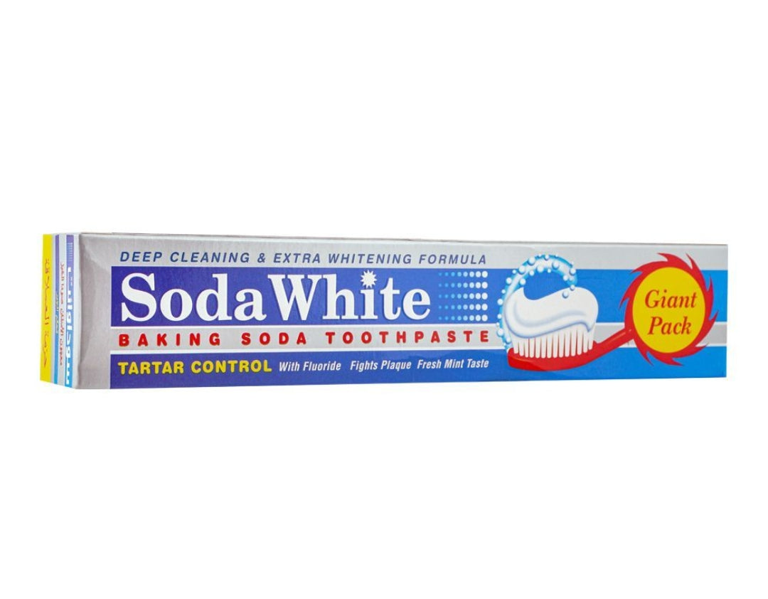 Soda White Baking Soda Tartar Control Toothpaste Giant Pack, 135g