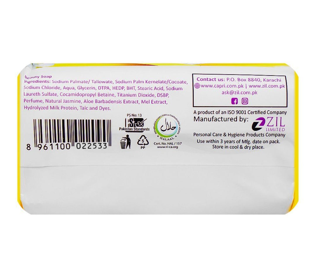 Capri Glow Jasmine White Soap, 120g