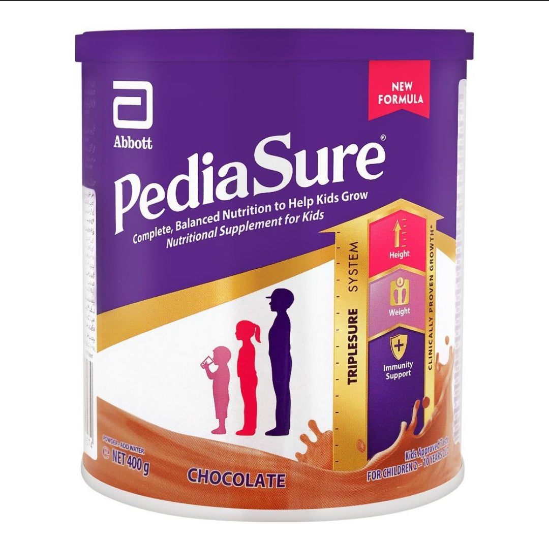 PediaSure Triplesure System, Chocolate Flavour, 400g