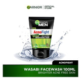 Garnier Men Acno-Fight Wasabi Facewash, 100ml