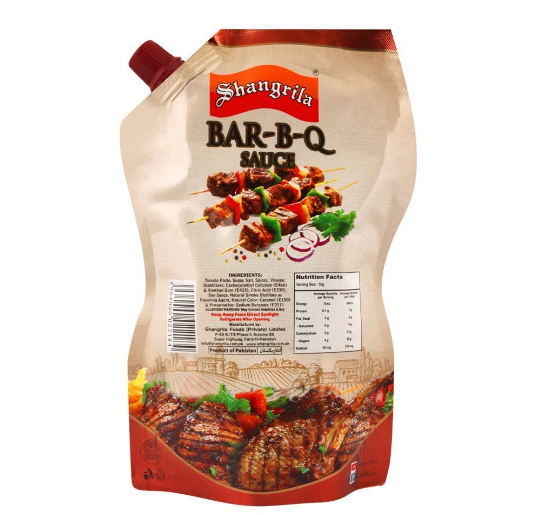 Shangrila BBQ Sauce Pouch, 400g