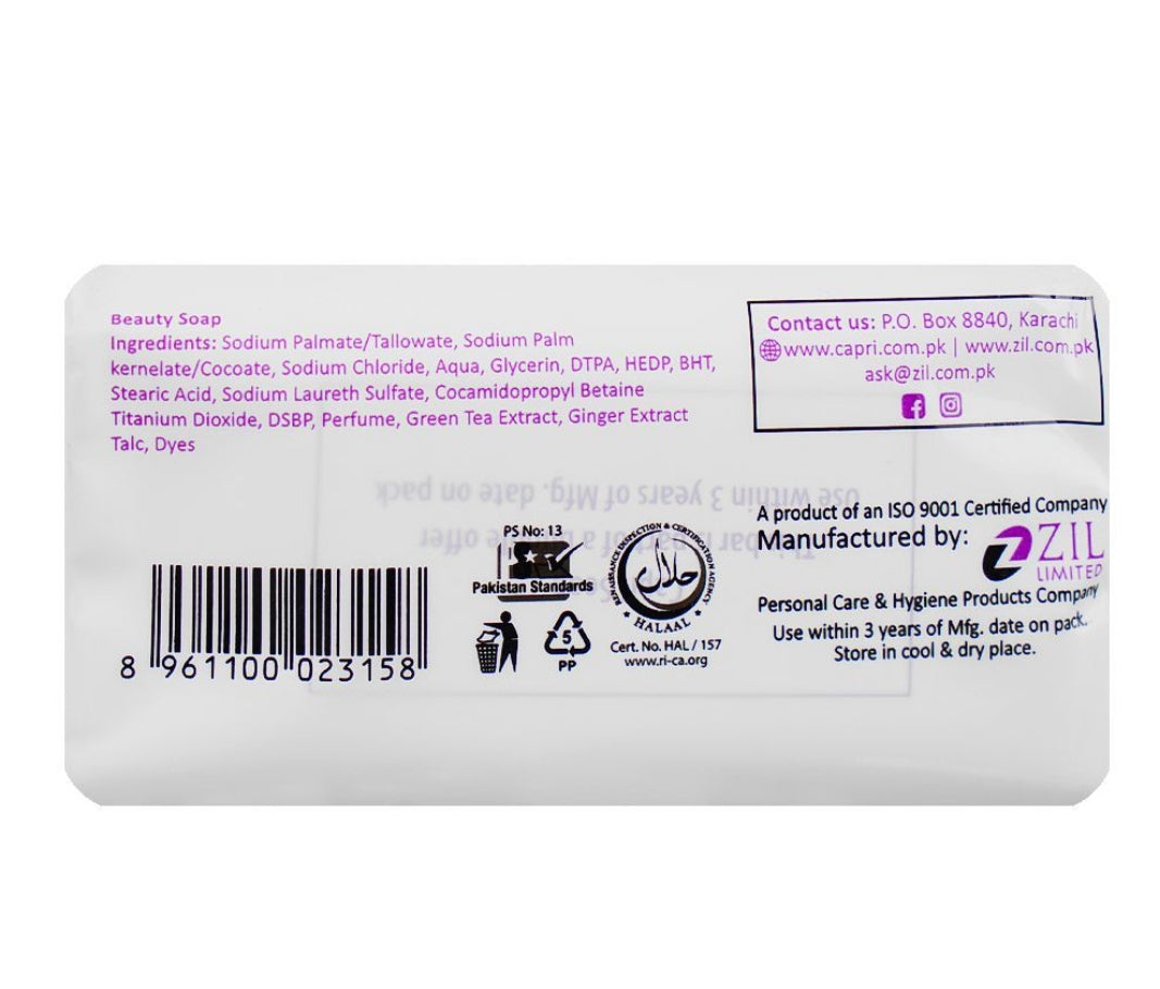 Capri Glow Green Tea Leaves Green Soap, 3x120g