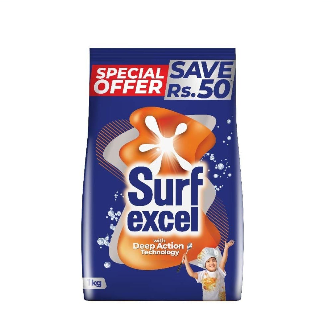 Surf Excel With Deep Action Tecnology, 1KG