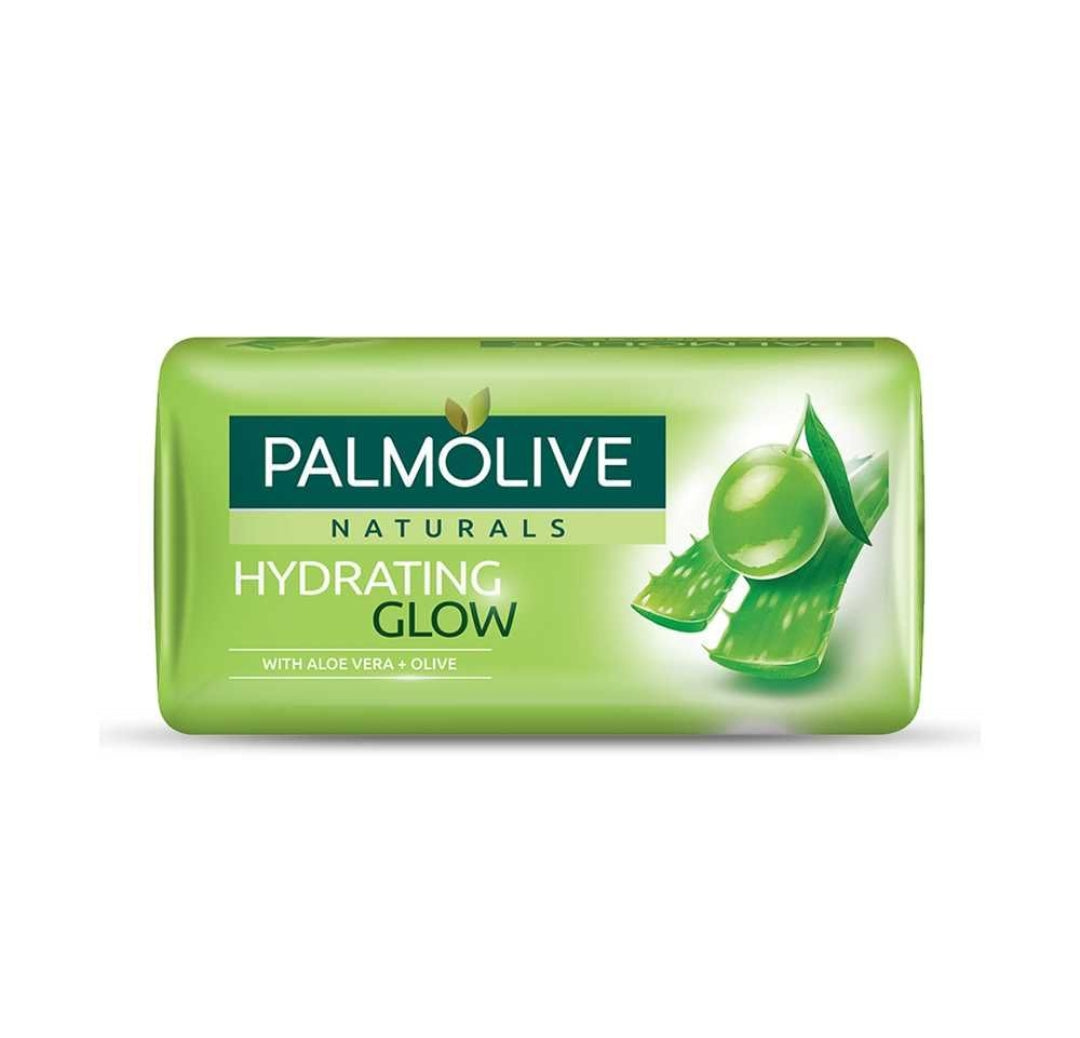 Palmolive Naturals Hydrating Glow Soap, Aloe Vera + Olive, 130g