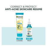 Garnier Fast Clear Facewash, For Acne Prone Skin, 50ml