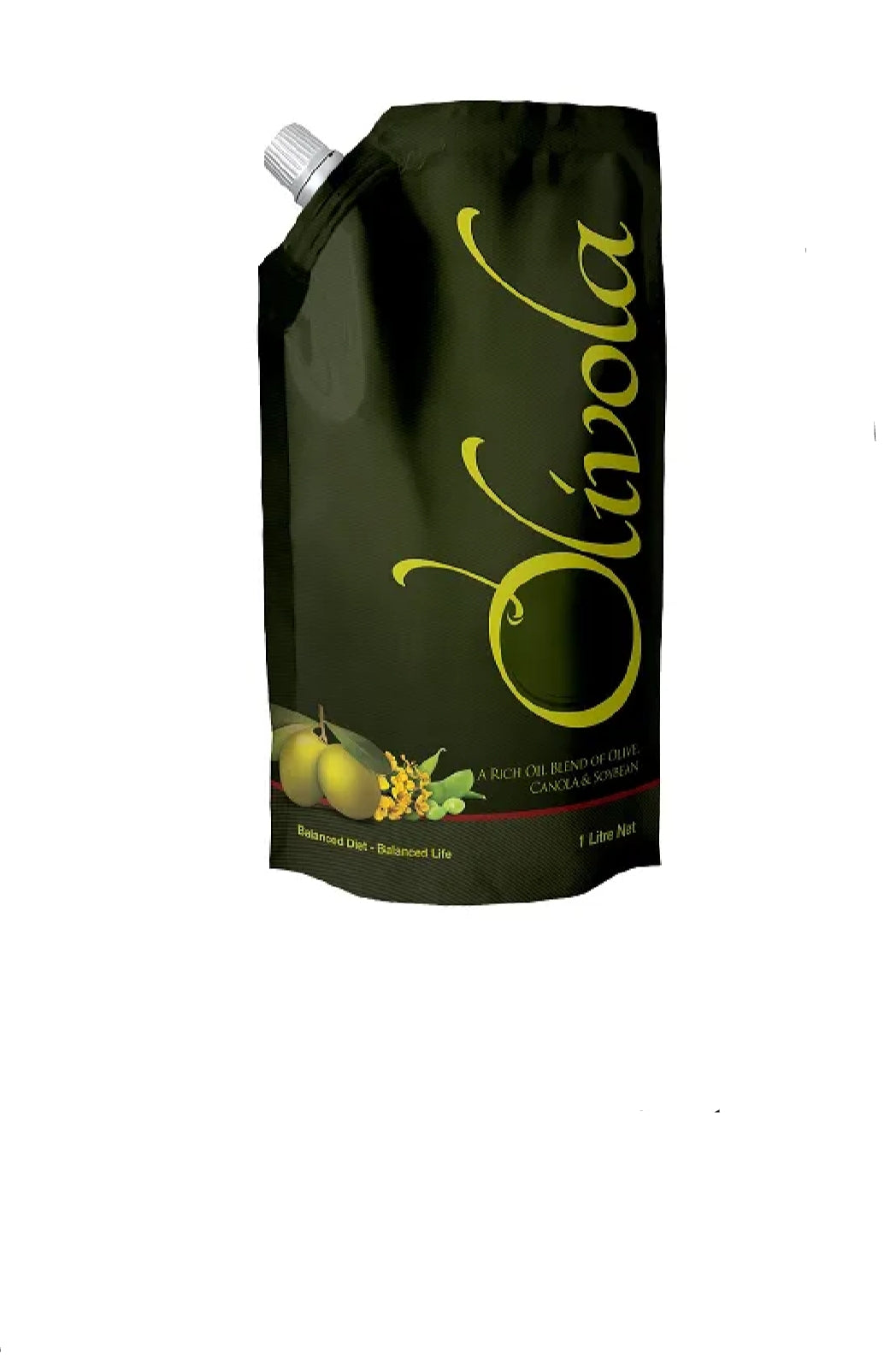 Mezan Olivola Cooking Oil 1Ltr Standup punch