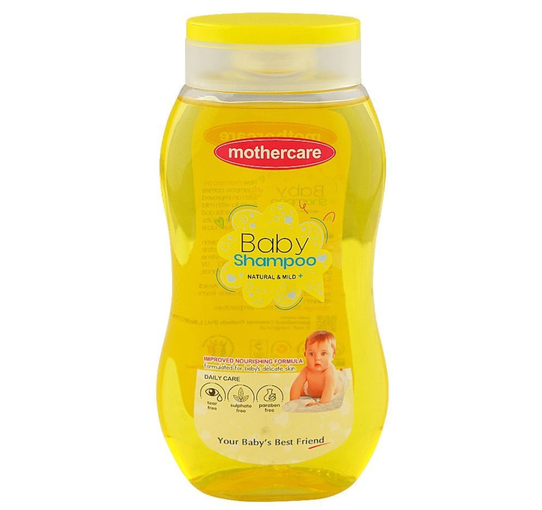 Mothercare Natural & Mild Baby Shampoo, Paraben, Sulphate & Tear Free, 105ml