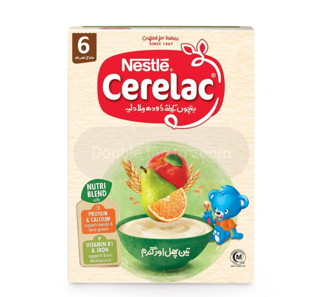 Nestle Cerelac 3-Fruits & Wheat, 175g