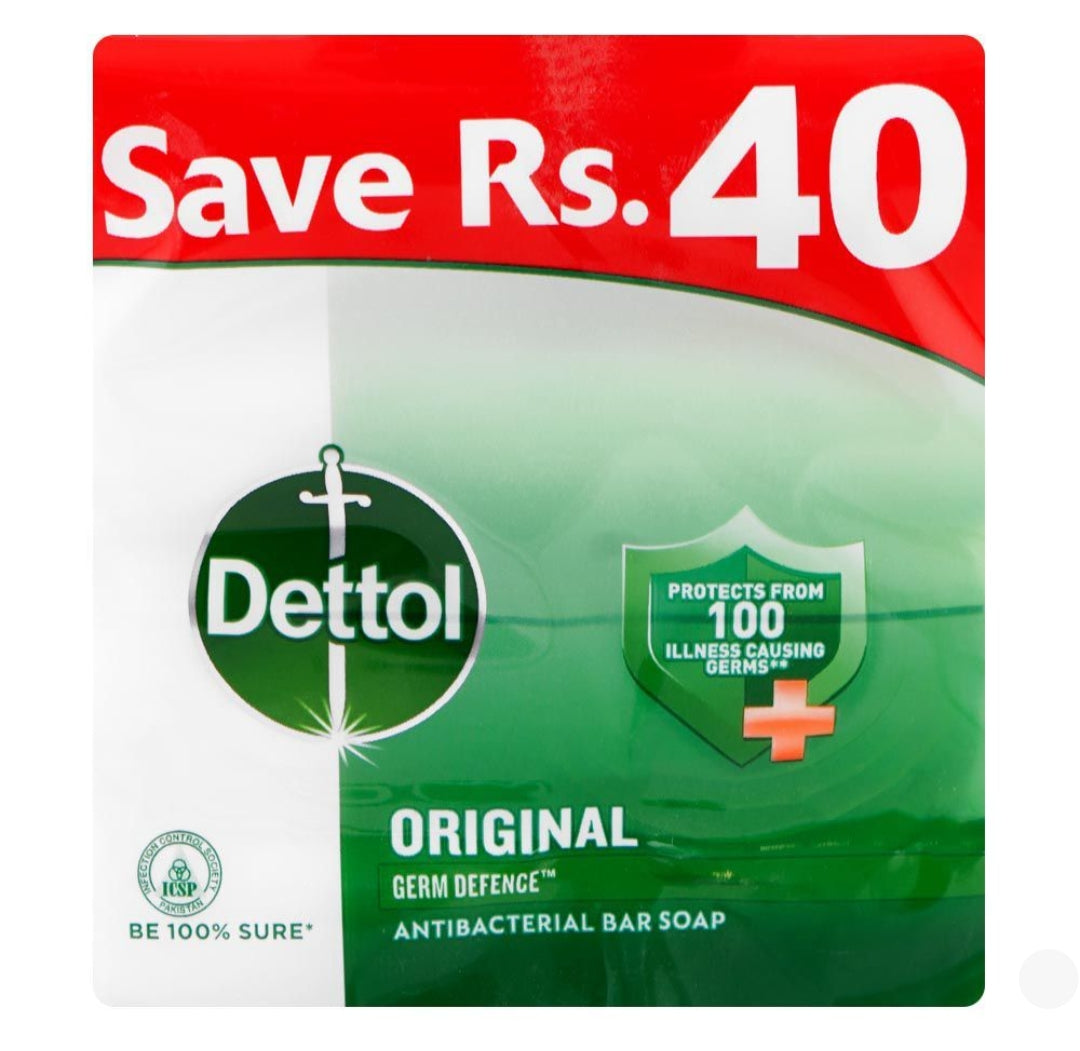 Dettol Original Soap, 4x110g