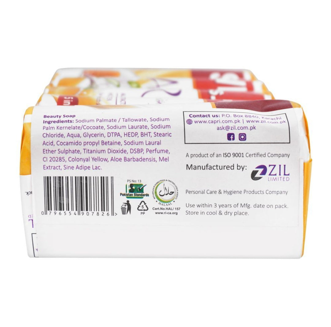 Capri Moisturising Aloe-Nurture Extracts Saving Pack, 5x 100g