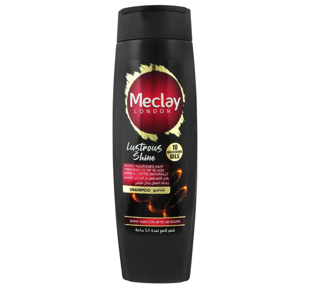 Meclay London 10 Nourishing Oils Lustrous Shine Shampoo, 185ml