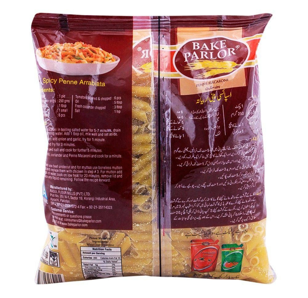Bake Parlor Penne Macaroni 400gm