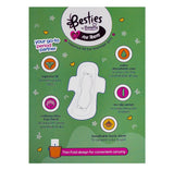 Butterfly Besties For Teens Ultra-Thin Sanitary Napkins, Long, Suitable For Teenage, 8-Pack