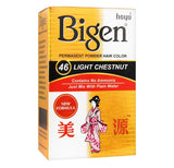 Bigen Permanent Powder Hair Color, 46 Light Chestnut