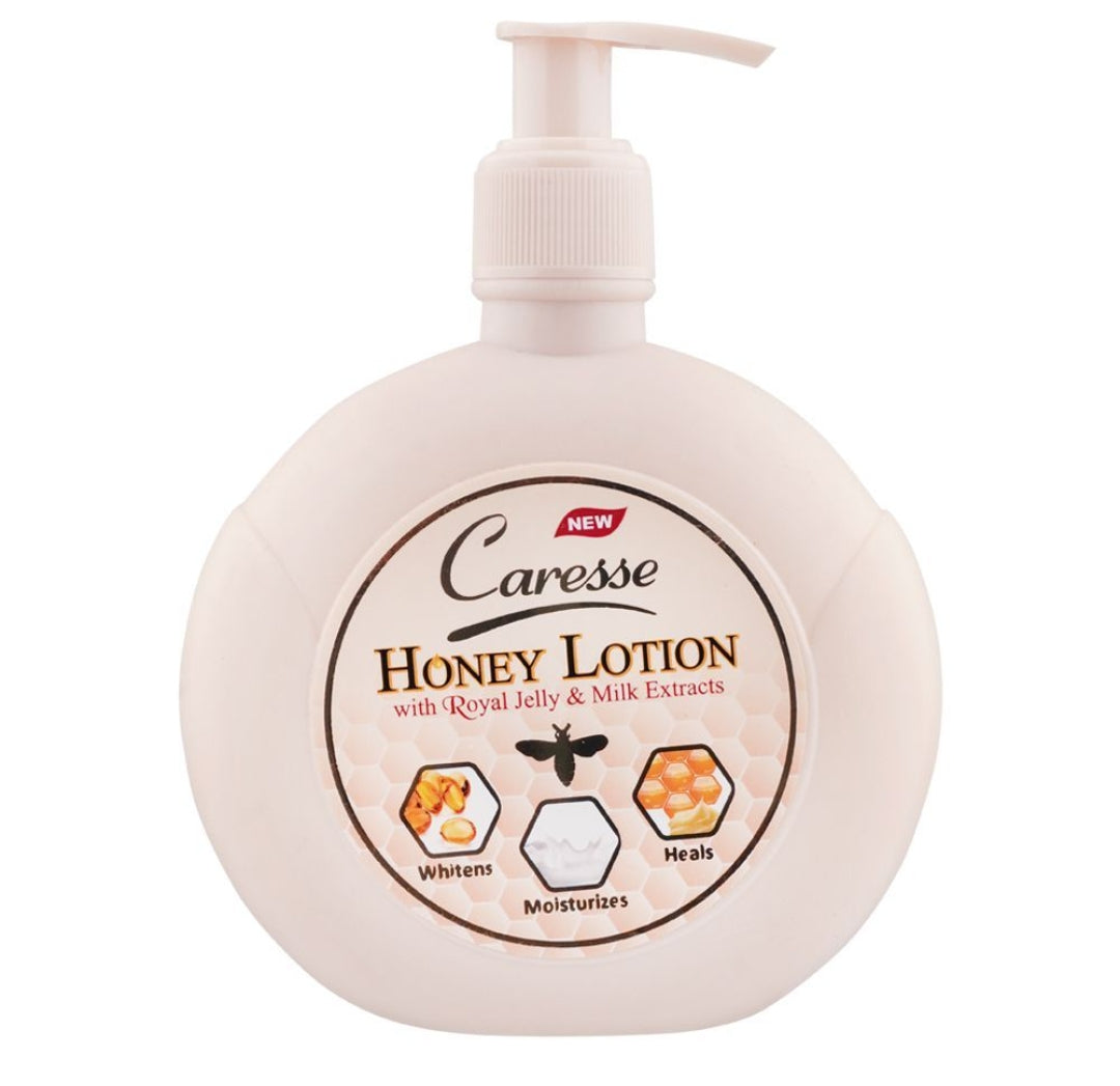 Caresse Royal Jelly & Milk Extract Honey Lotion, 320ml