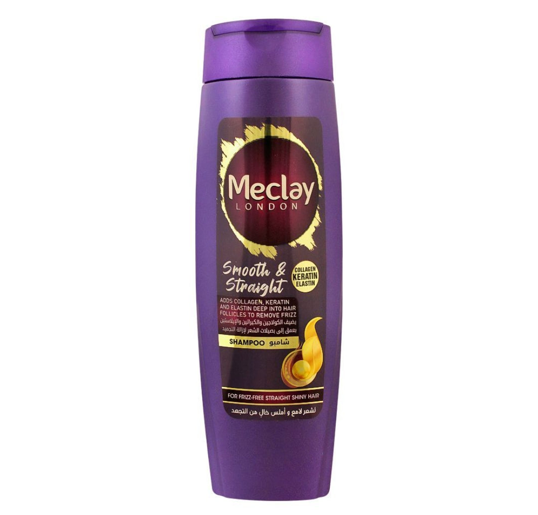 Meclay London Collagen Keratin Elastin Smooth & Straight Shampoo, 360ml