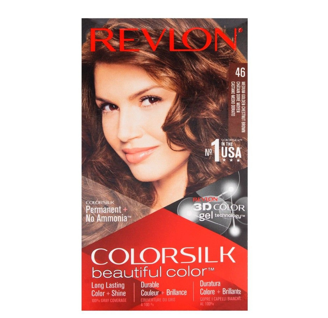 Revlon Colorsilk Medium Golden Chestnut Brown Hair Color 46
