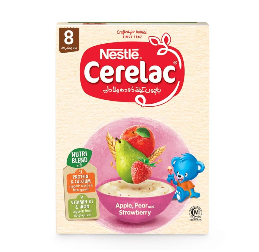 Nestle Cerelac Apple, Strawberry & Pear, 175g