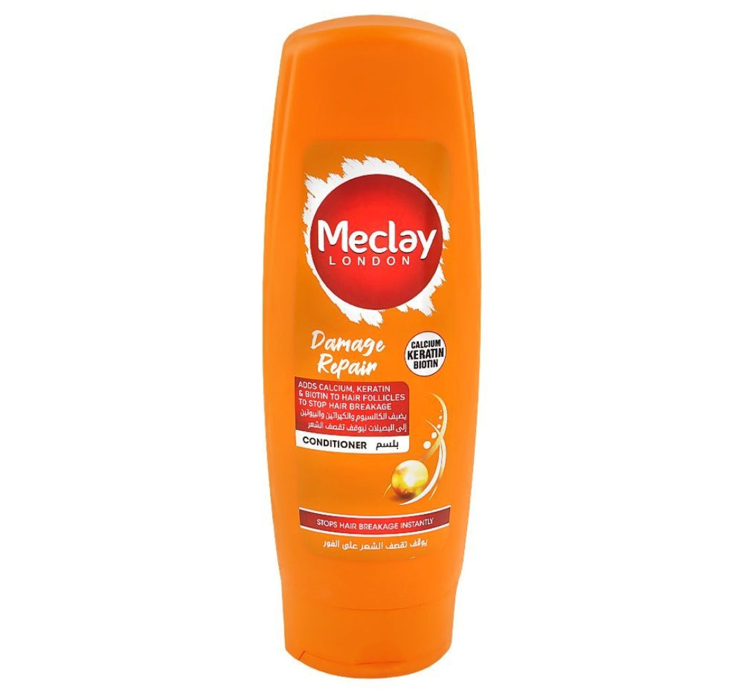 Meclay London Calcium Keratin Biotin Damage Repair Conditioner, For Damaged Hair, 180ml