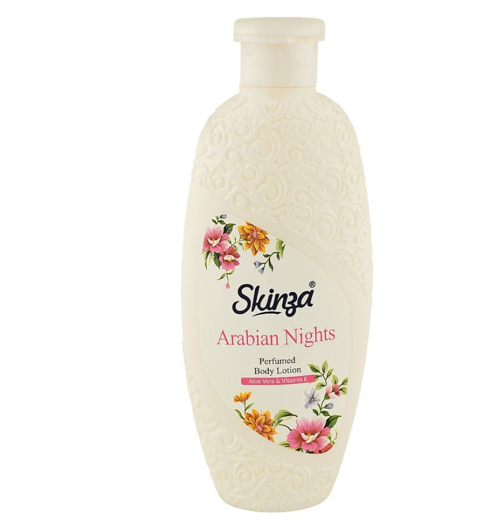 Skinza Arabian Nights Perfumed Body Lotion, Aloe Vera & Vitamin E, 220m