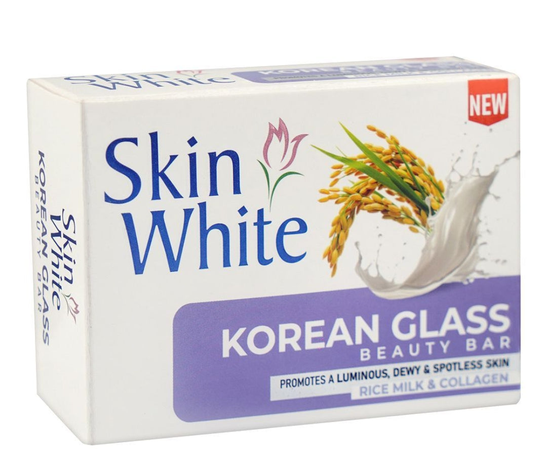 Skin White Korean Glass Beauty Soap, 120g