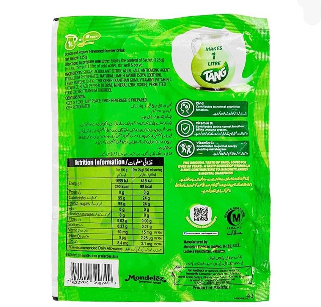 Tang Lemon & Pepper Jug Pack 125g