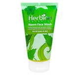 Herbion Anti Acne Neem Face Wash With Moringa and Aloe Vera, For All Skin Types, 100ml