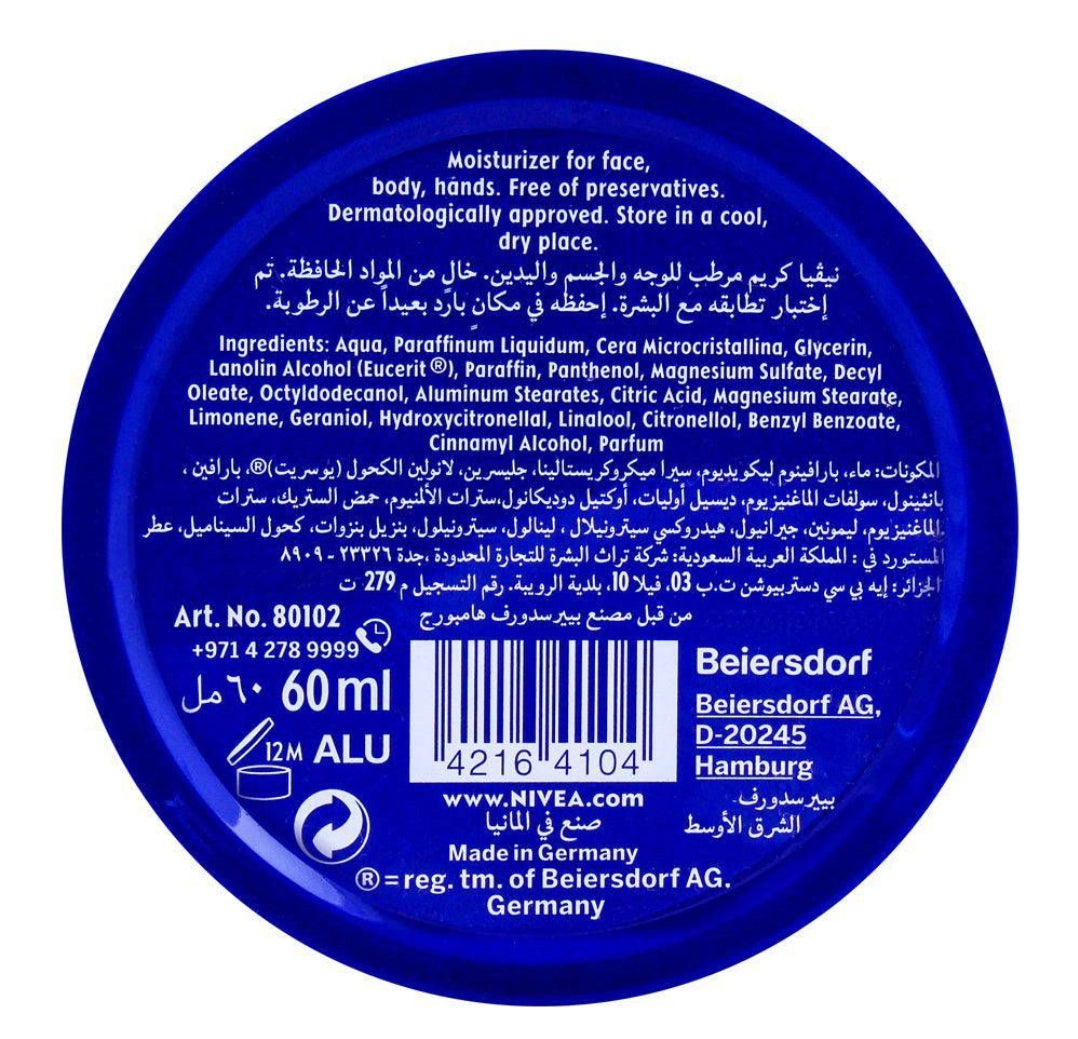 Nivea Creme Tin 60ml