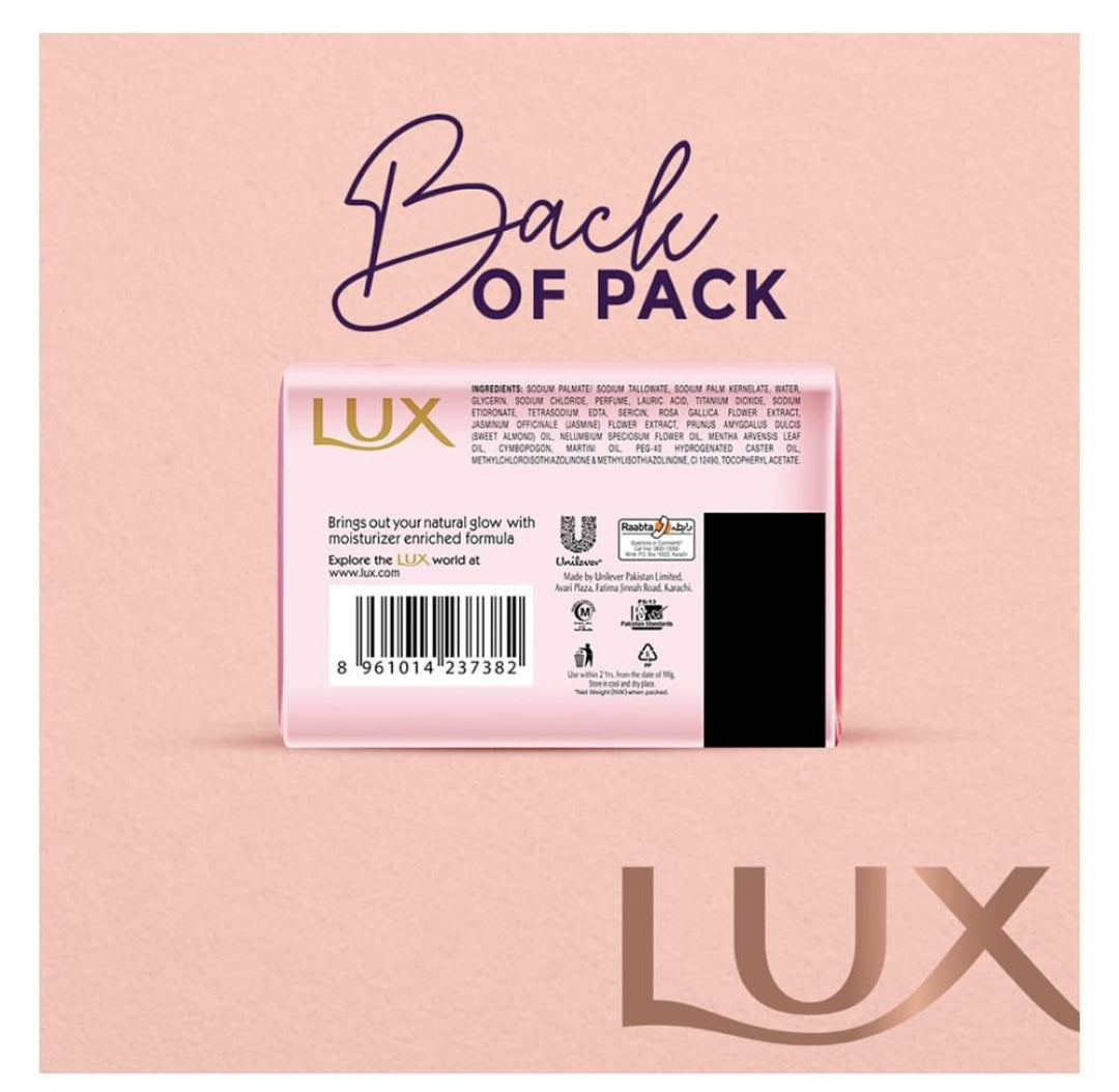 Lux Rose Glow Vitamin C and Glycerin Soap, 130g