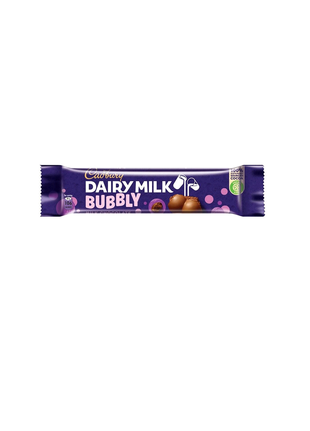 Cadbury Dairy Milk Bubbly chocolate 20g