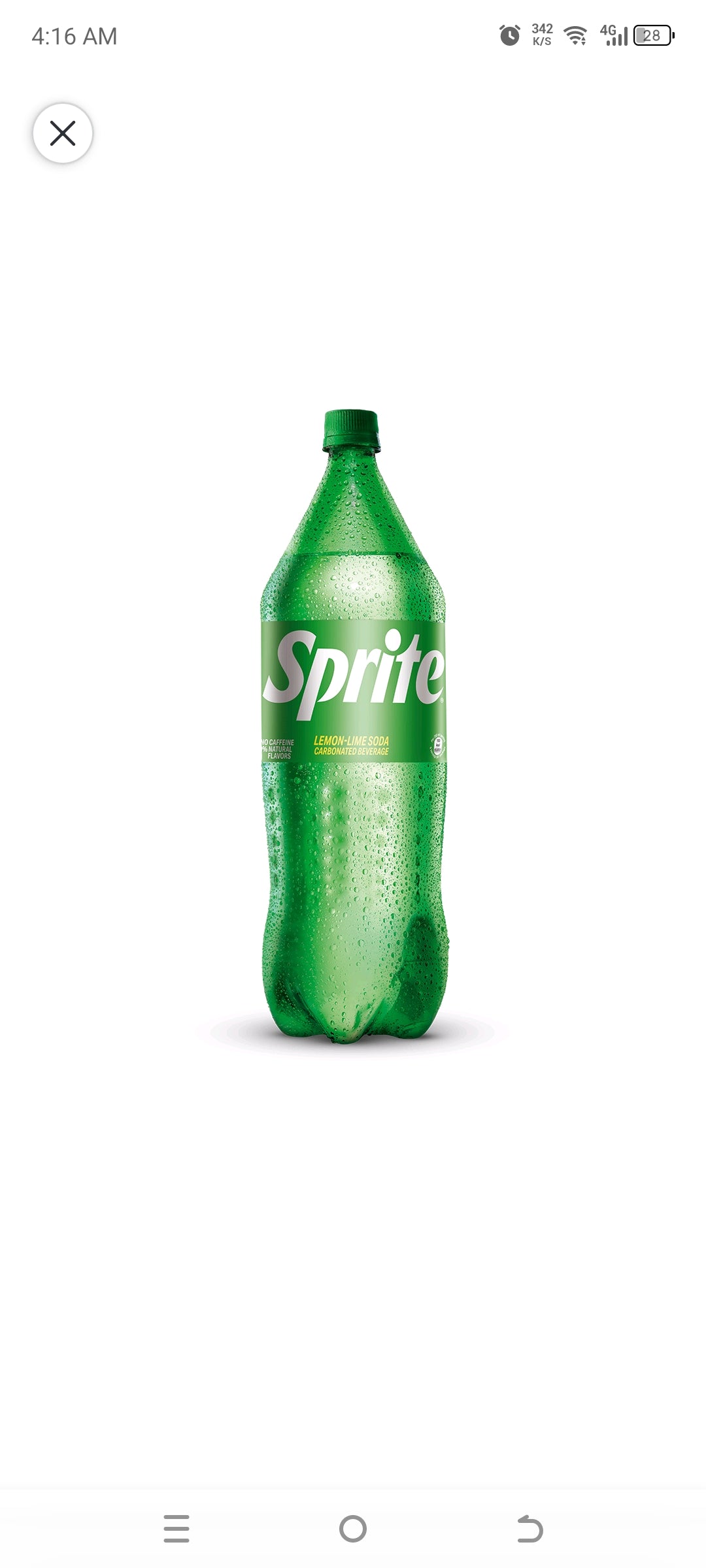 Sprite 2.25 Liters