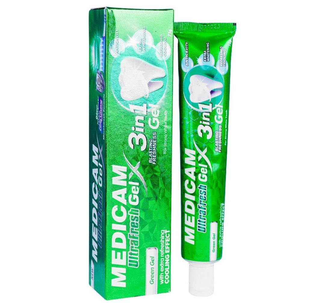 Medicam Ultra Fresh Green Gel Toothpaste, 125ml