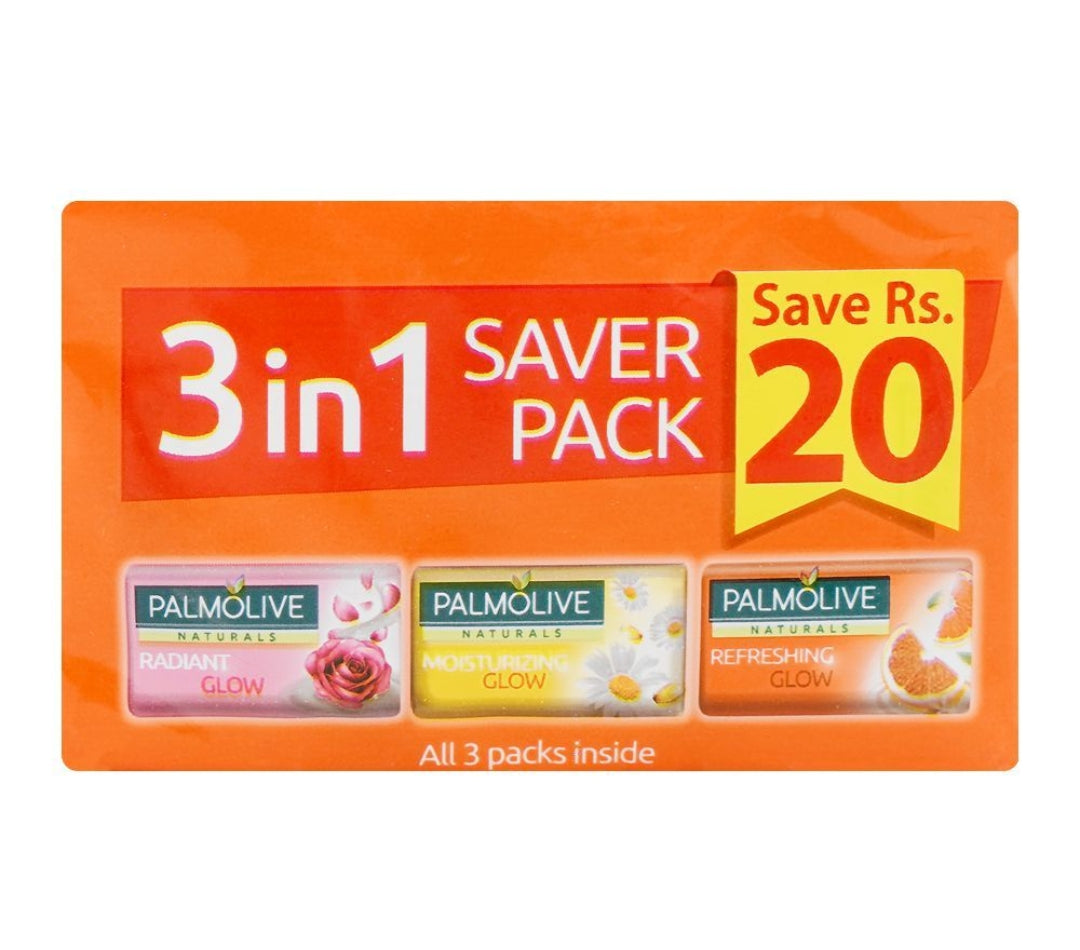 Palmolive Naturals Refreshing Glow Soap, 3 x 98g
