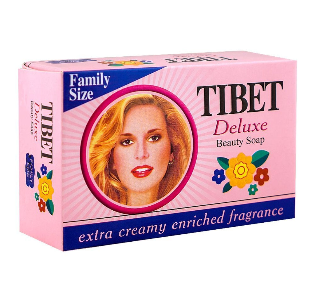 Tibet Deluxe Beauty Soap, Pink, 125g