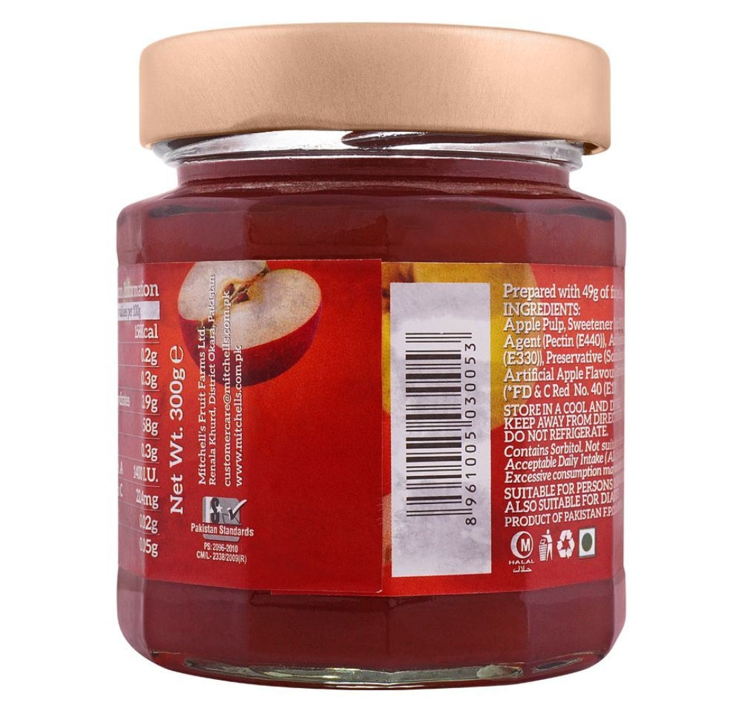 Mitchell's Golden Apple Diet Jam, 300g