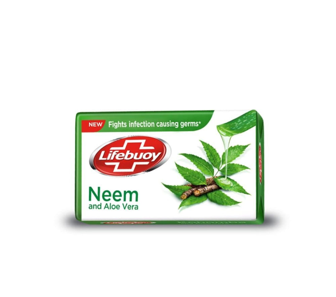 Lifebuoy Natural Neem Green Soap, 130g