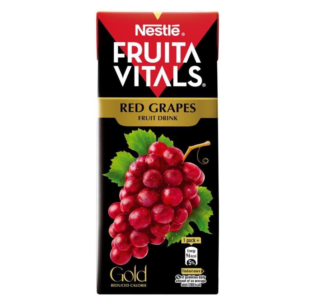 Nestle Fruita Vitals Red Grapes Fruit Drink 200ml