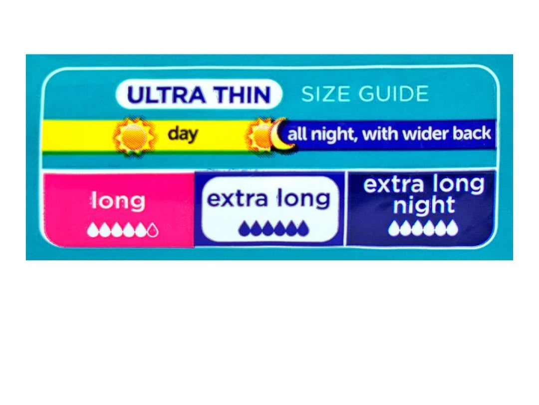 Always 3in1 Herbal Freshness Ultra Thin Extra Long Pads, 7-Pack