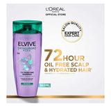 L'Oreal Paris Elvive Hyaluron Pure 72H Purifying Shampoo, Salicylic & Hyaluronic Acid, For Moisturize Hair, 360ml