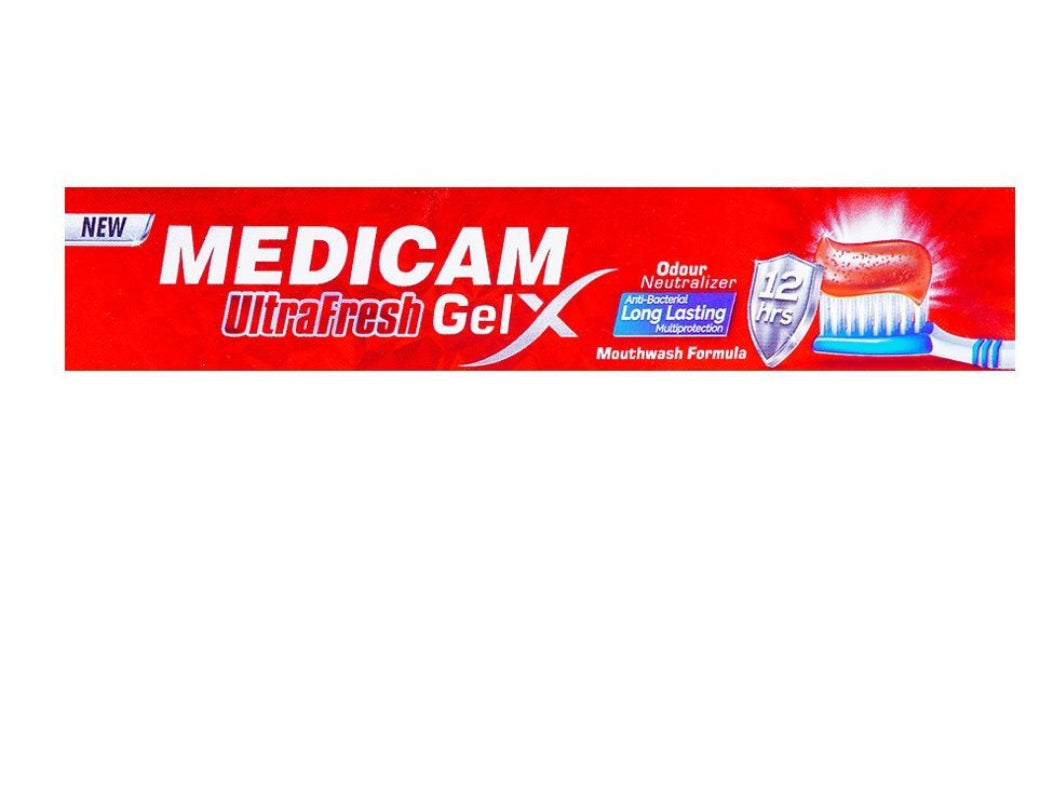 Medicam Ultra Fresh 3in1 Red Gel Toothpaste, 75g