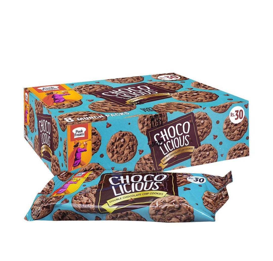 Chocolicious Double Chocolate Chip, 8-Munch Pack Box