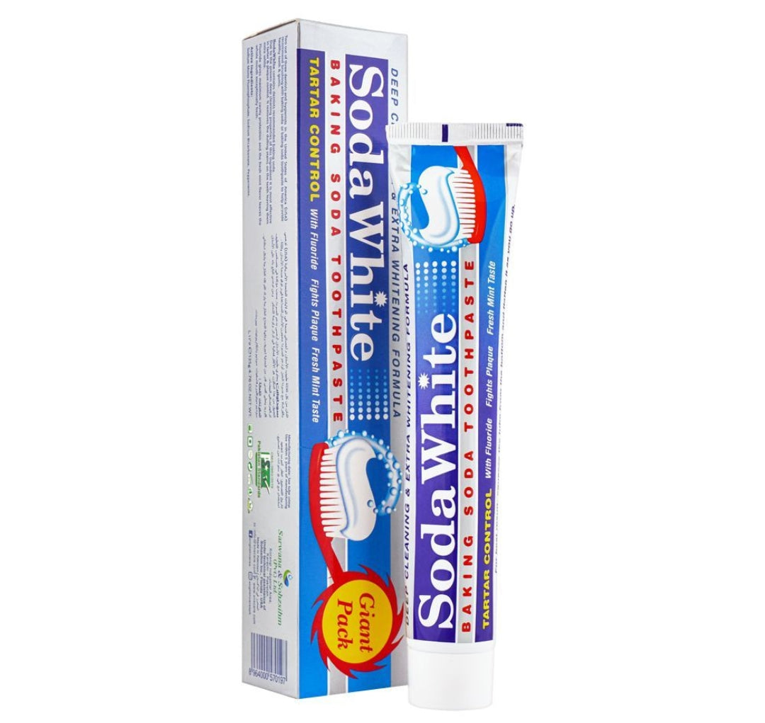 Soda White Baking Soda Tartar Control Toothpaste Giant Pack, 135g