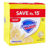Safe Guard Soap Lemon Fresh, 3 x 125g, Value Pack