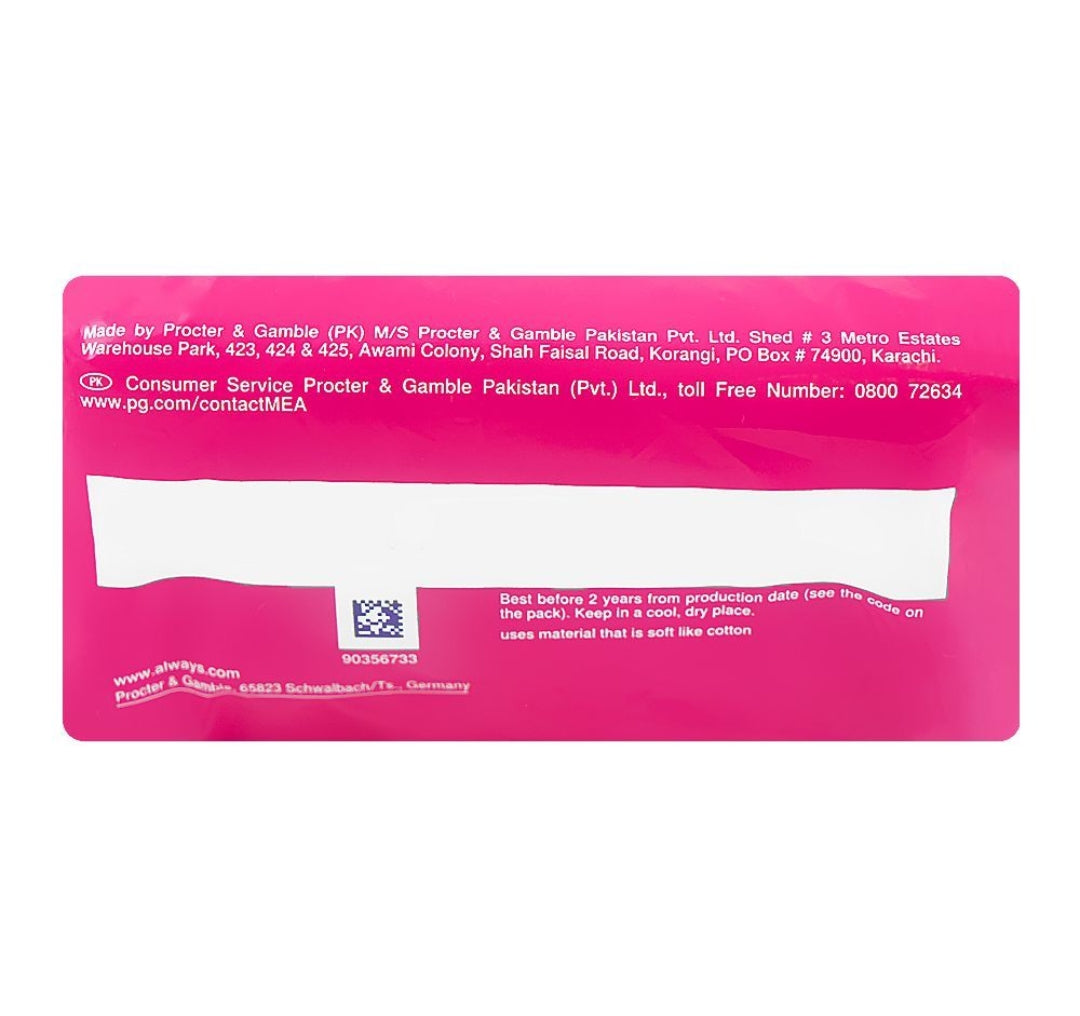 Always Cottony Soft Maxi Thick Extra Long Pads, 6-Pack